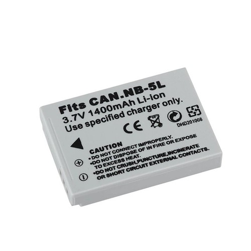 Batteria nuova per - nb-5l, canon